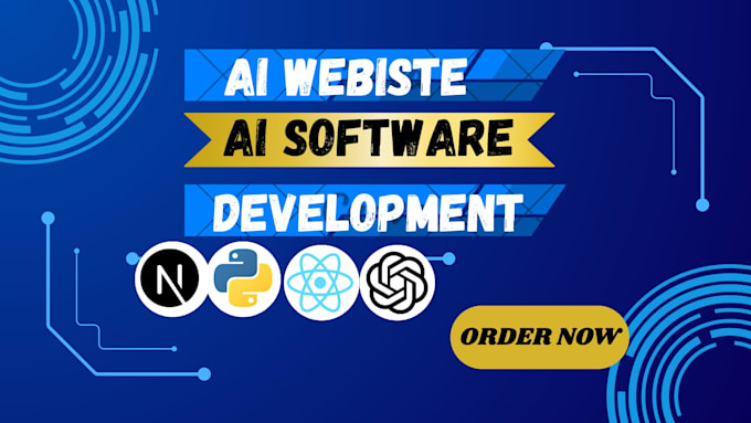 build ai website , ai software , ai app