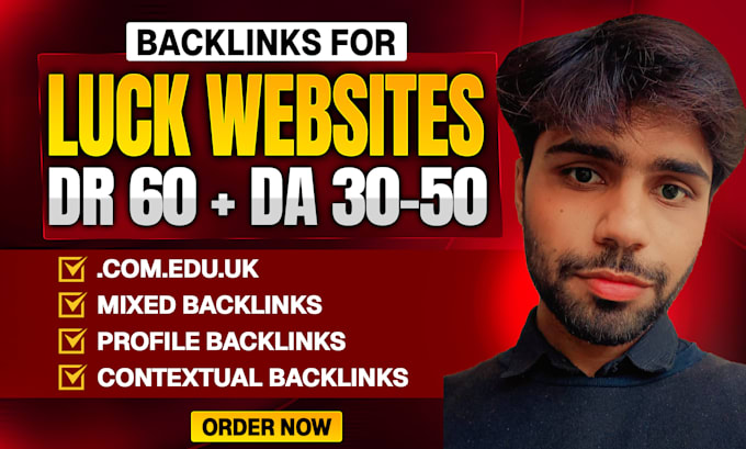 provide backlinks for luck websites