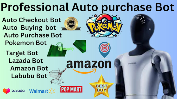 do autopurchase bot, auto checkout bot, auto buying bot, target bot, pokemon bot