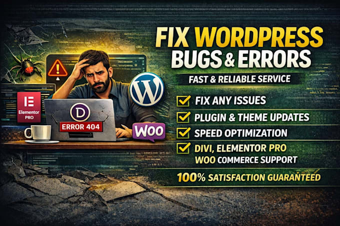 fix wordpress bugs website errors divi issue