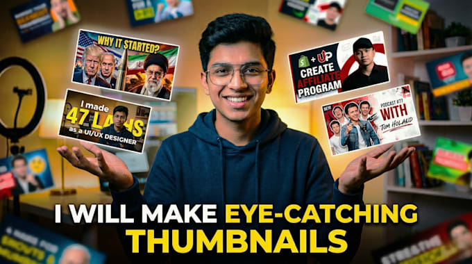 design click worthy thumbnails for creators