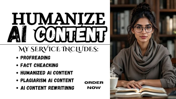 manually rewrite, paraphrase, and humanize ai content with expert editing