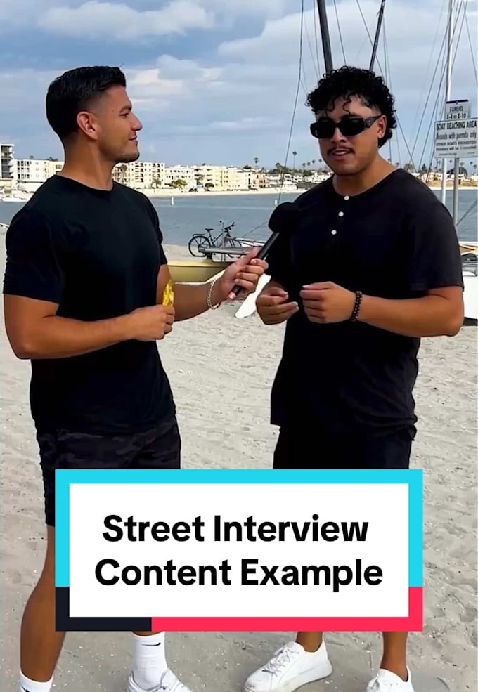 create street interview content for your app, game, brand