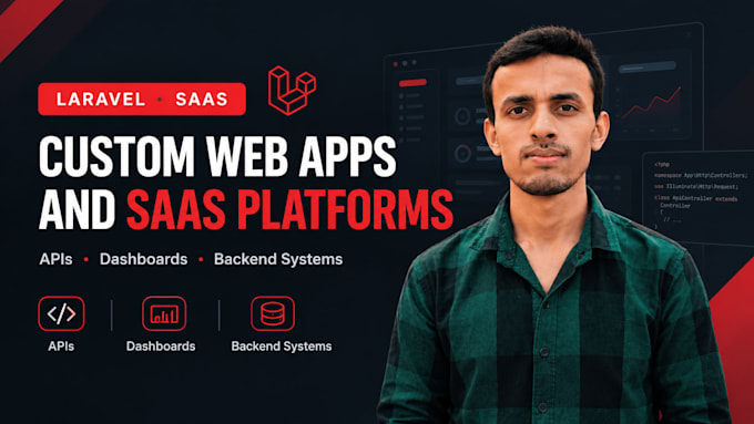 build a custom saas or web application using laravel