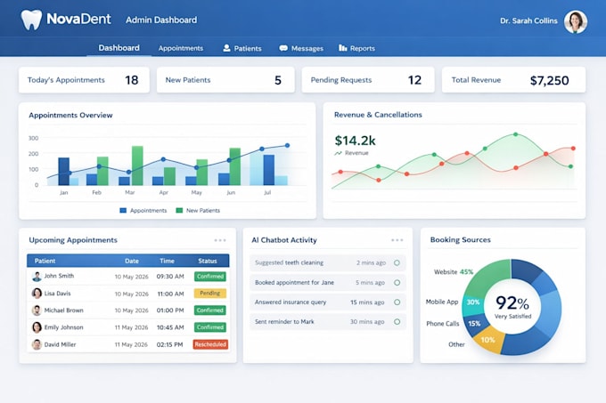 create ai powered appointment booking system for healthcare