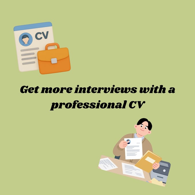 professionally edit and improve your CV or resume