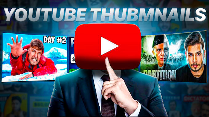 design amazing eye catching youtube thumbnails