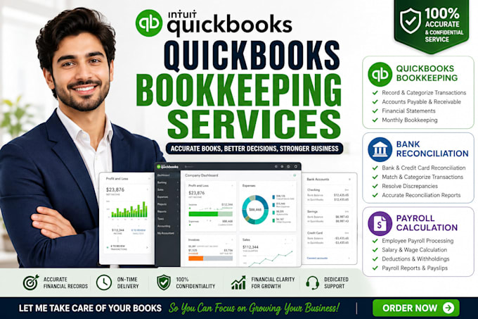 record, categorize and reconcile your quickbooks