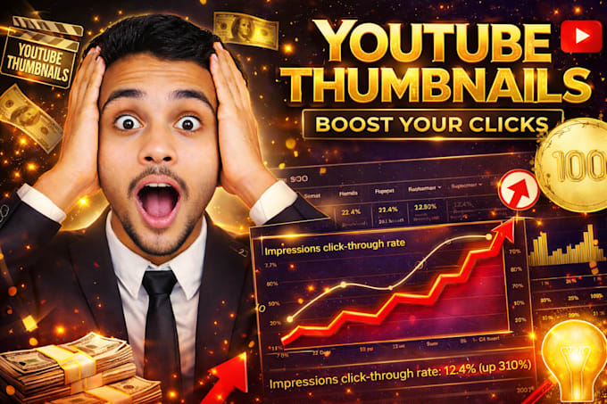 make you a amazing youtube thumbnail