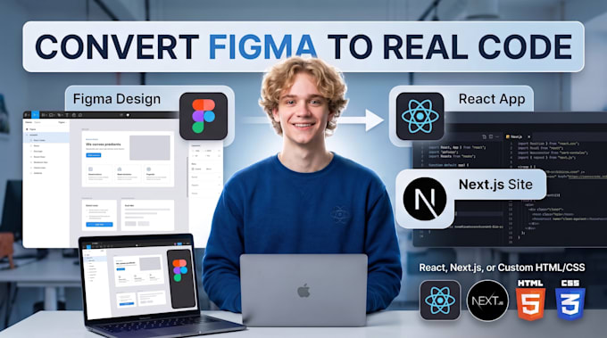 build a premium high speed next js website from figma