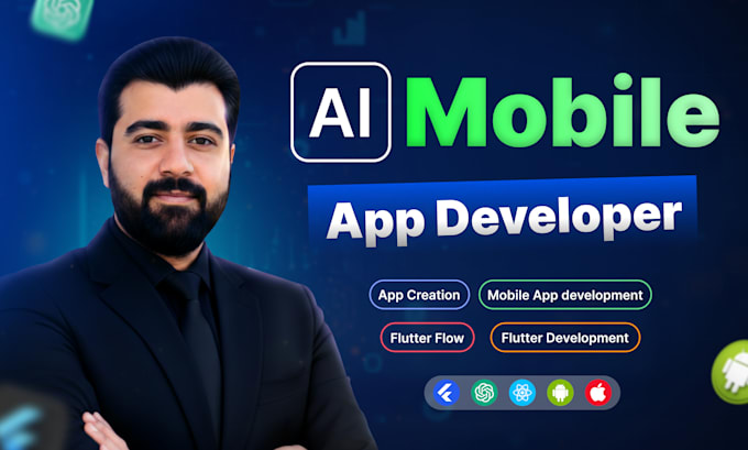 do mobile app development, ai app creation, and flutter app development