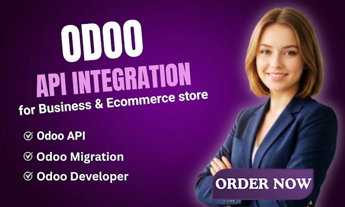develop odoo API integration, custom modules and erp automation for business