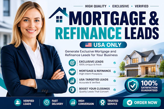 provide exclusive mortgage leads, refinance lead, and home loan prospects in usa