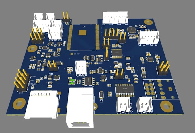 Do automotive pcb design schematic bom and gerber files for electronics ...