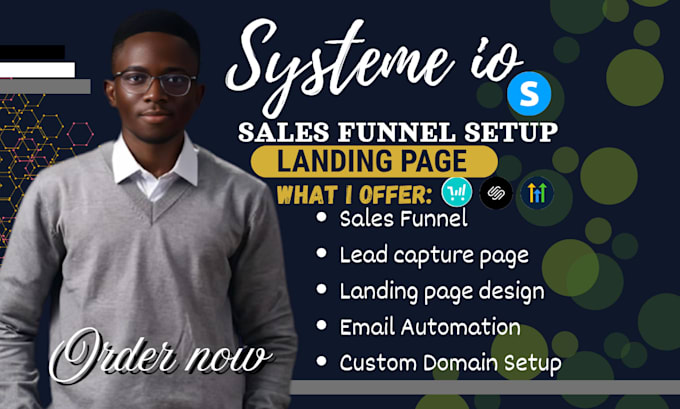 build systeme io, systeme io website, systeme io landing page, sales funnel