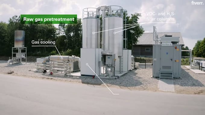 create 3d industrial animation factory manufacturing engineering process video