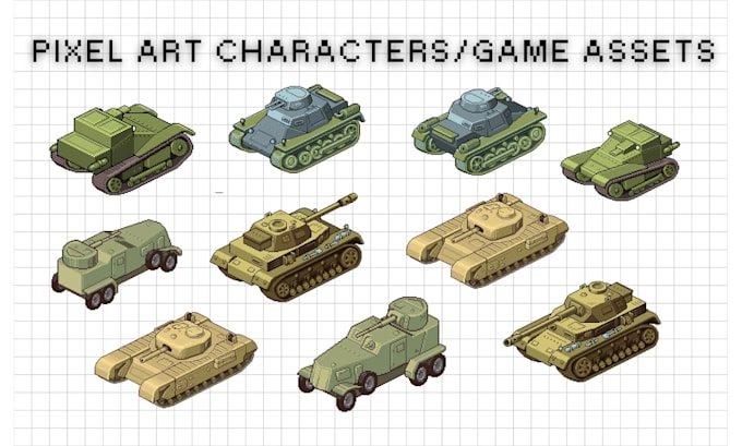 create professional pixel art characters and game assets