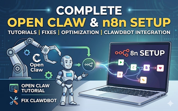 setup open claw open claw tutorial open claw fix clawdbot setup n8n setup claude