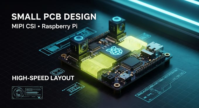 design small pcb for embedded vision systems, mipi csi, and raspberry pi