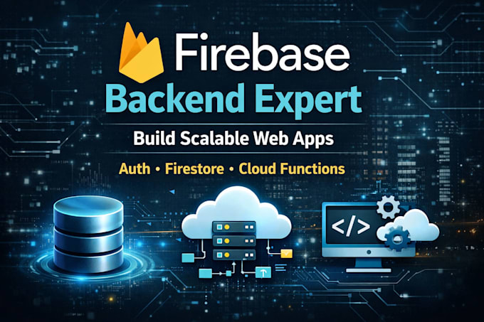build webapps backend with firebase