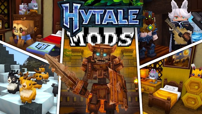 create custom hytale 3d models, textures and animations