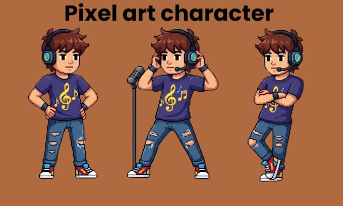 do pixel art animation 2d sprite sheet pixel animation character game art