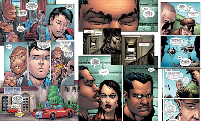 comic book pages, design comic cover, manga, graphics novel, webnovel page
