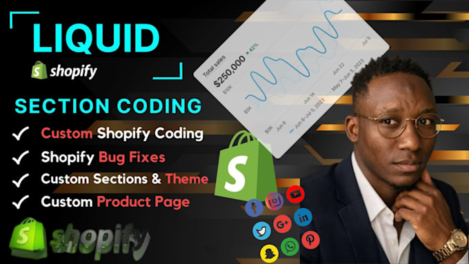 design a modern shopify store section