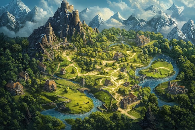 do fantasy map design