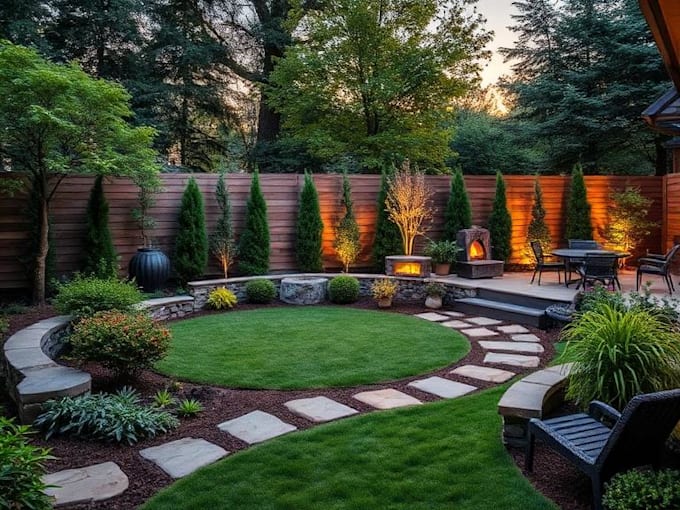 do backyard landscape design as a landscape architect