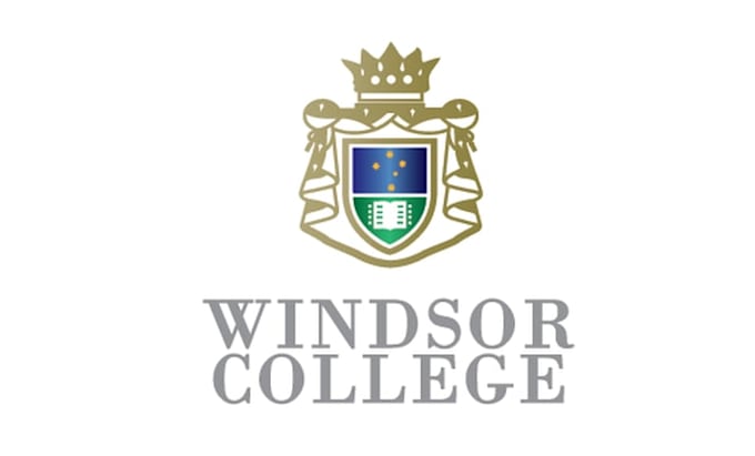 create a powerful prestigious logo for windsor college