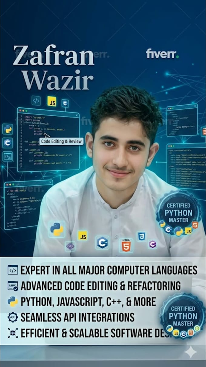 solve any problem in python, javascript, or any computer language