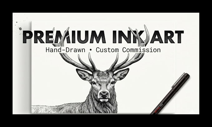create detailed pen and ink illustrations