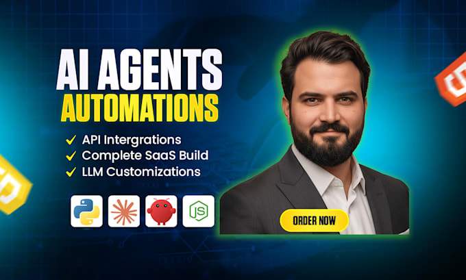 develop custom ai agents, agentic saas, and multi agent systems