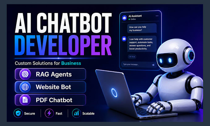 build ai agents, chatbot and rag system trained on your data