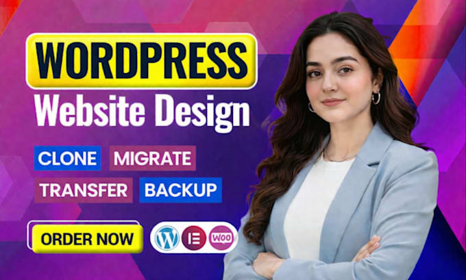 do website development, build wordpress, website design, redesign,clone website