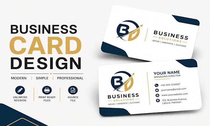 create custom business card and stationery design