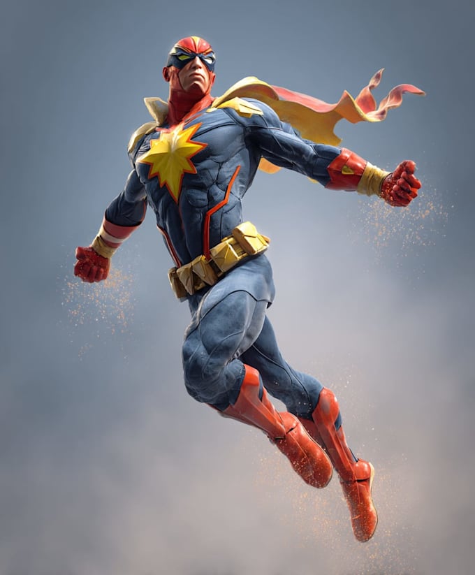 design your superhero or villain in comic style