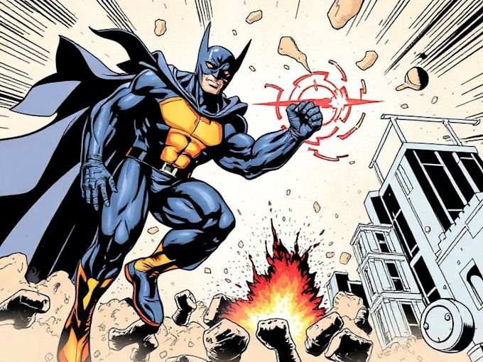create comic book art
