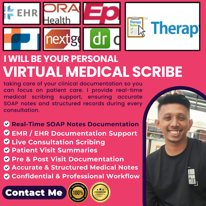 be your virtual medical scribe for real time documentation