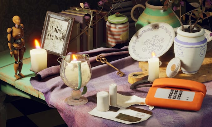 create realistic 3d models and pbr materials for games