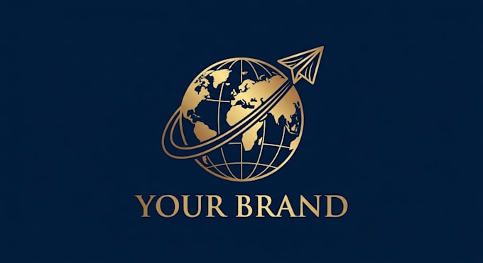 do a creative travel agency logo to take your brand global