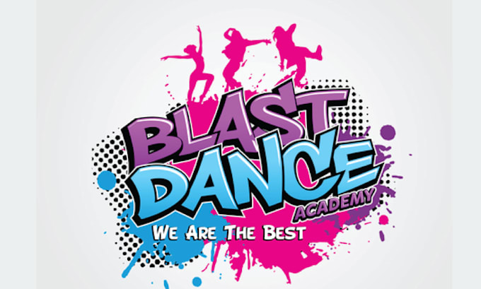 design unique tango rock gymnastic and dance logo
