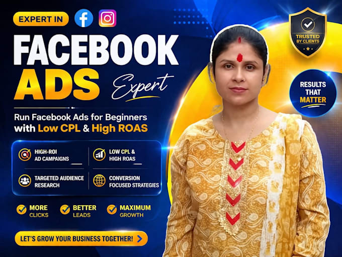 run facebook ads for biggenners with high roas low cpl and cpp