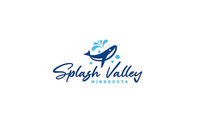 design splash exciting water park logo
