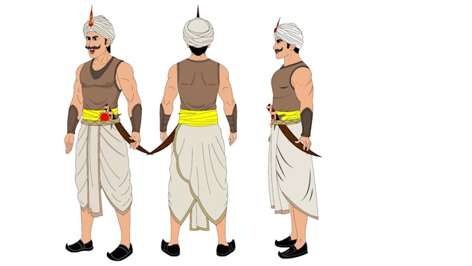 do chracater design for animated series