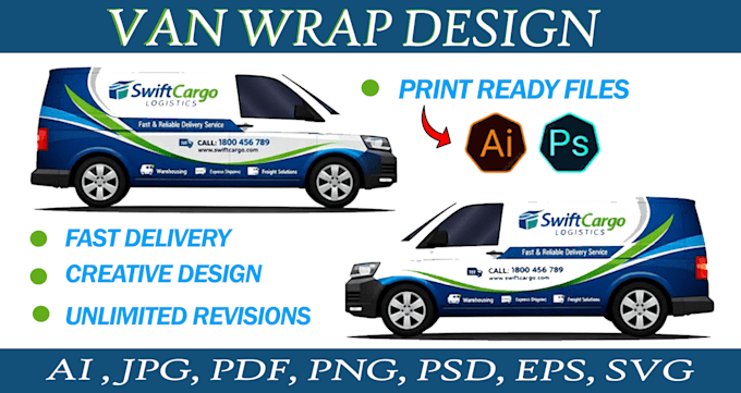 do branding van wrap design and vehicle wrap design