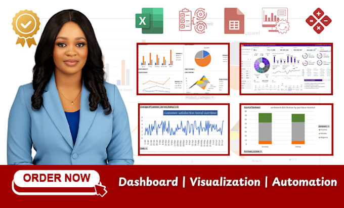 be expert in microsoft excel spreadsheet, googlesheet, automation, dashboard