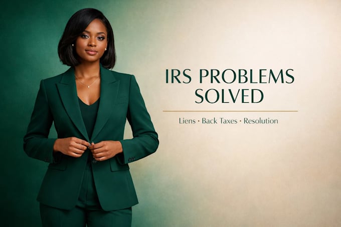 resolve irs problems, back taxes, remove tax liens and handle your irs case