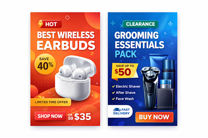 design high converting e commerce ads for social media